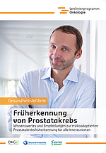 Gesundheitsleitlinie Früherkennung von Prostatakrebs